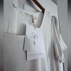 Christy Dawn Scarlett Dress in Eggshell